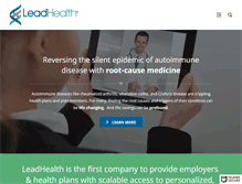 Tablet Screenshot of leadhealth.com